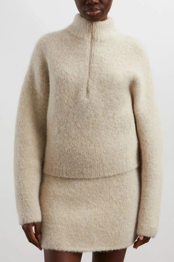 Boyd Boucle Half Zip Jumper