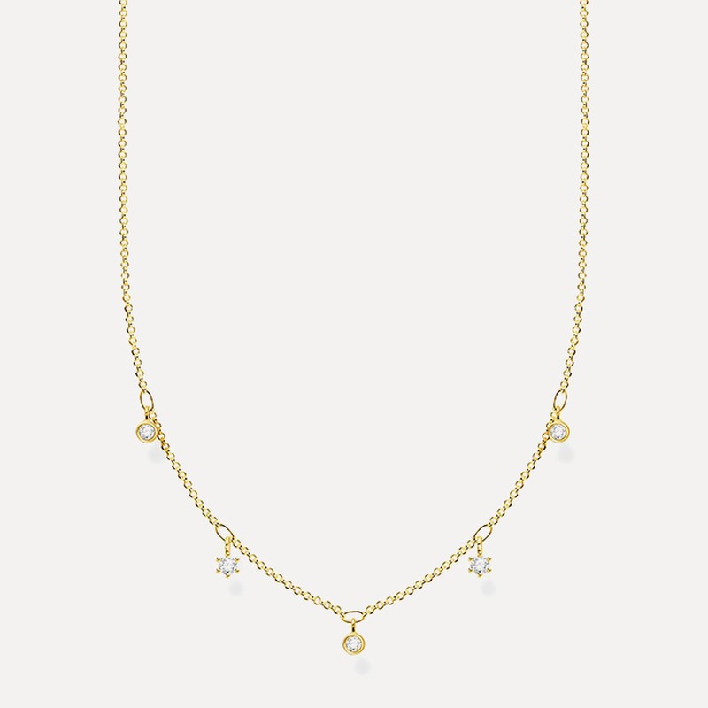 Zirconia Drops Necklace