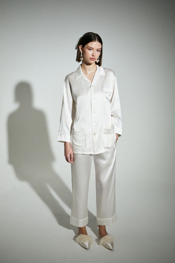 Fifi Silk Satin Pyjamas