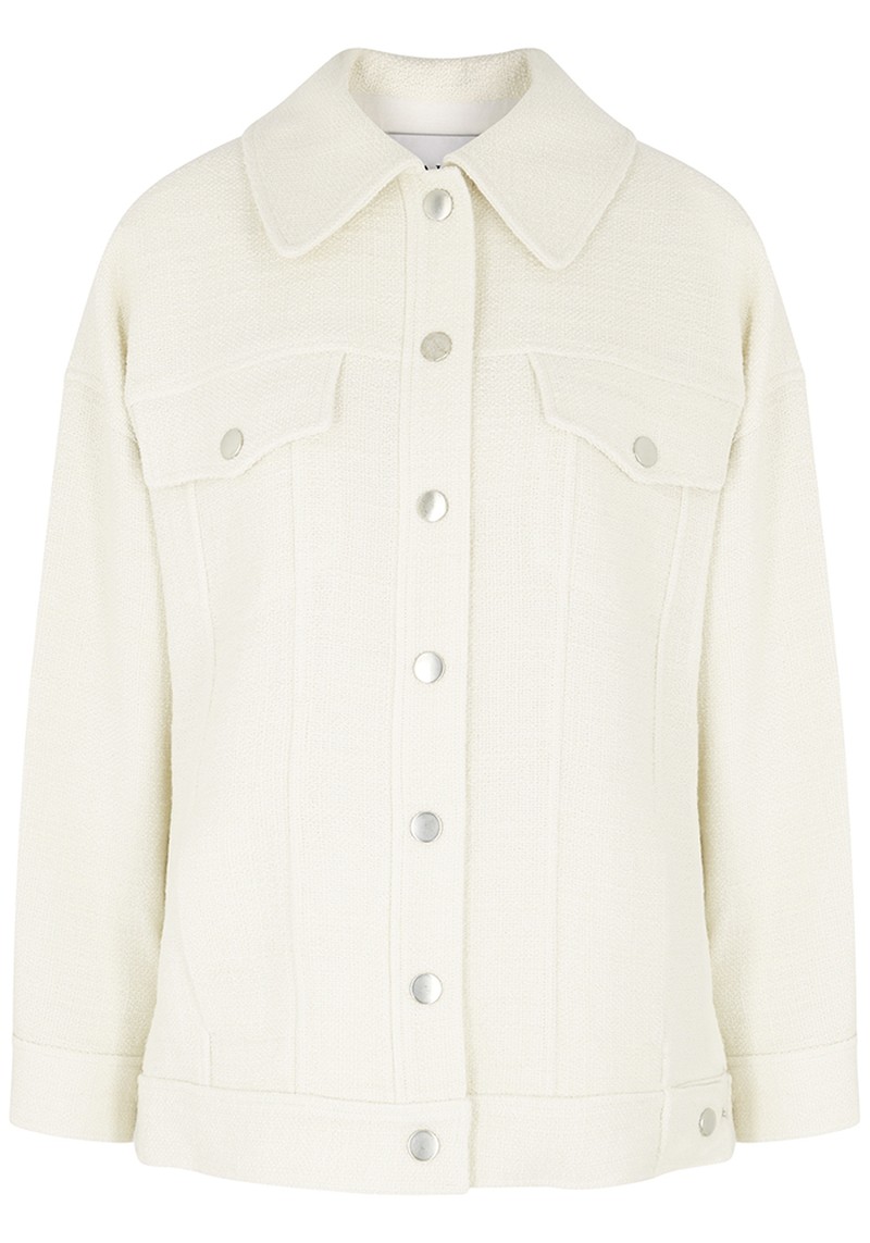 Benson Cream Cotton-Blend Bouclé Jacket from A.L.C