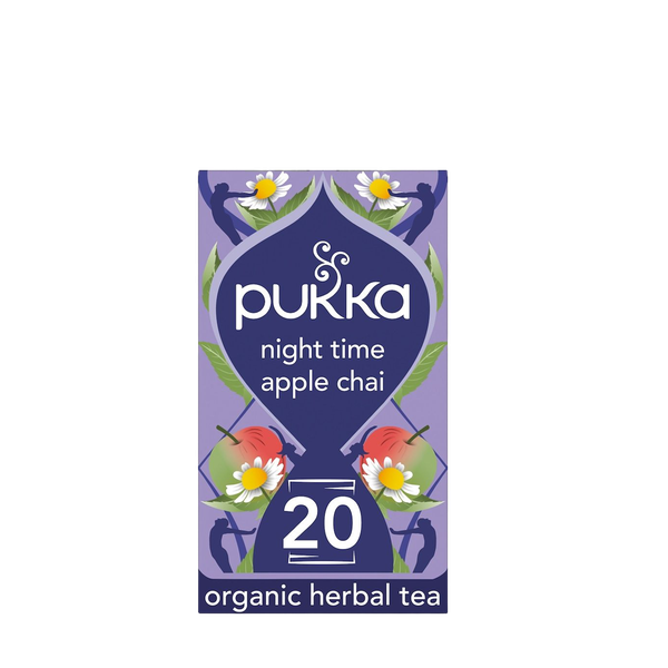 Organic Night Time Apple Tea Bags  from Pukka