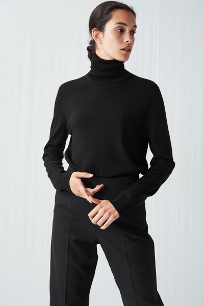 Merino Roll Neck Jumper from Arket