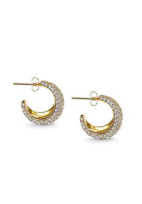 Christy 18kt Gold-Plated Hoop Earrings from Daphine