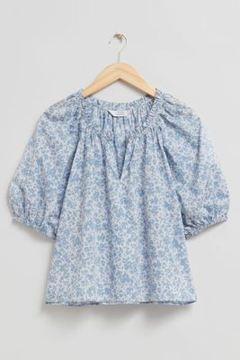 Loose-Fit Frilled Edge Blouse from & Other Stories