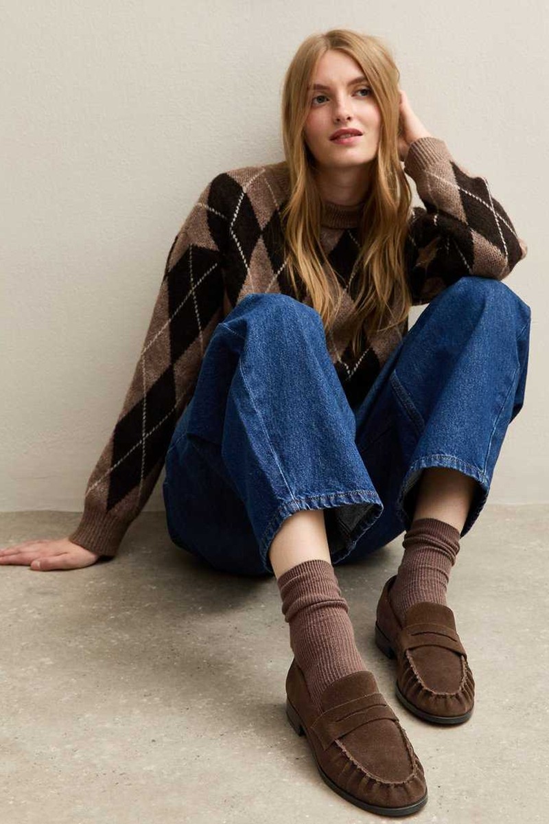 Suede Almond Toe Loafers