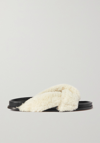 Shearling Slides from Emme Parsons