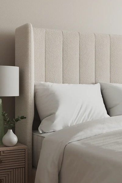 Teddy Wing Stripe Headboard  from Dunelm 