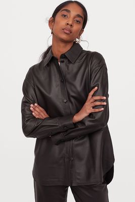 Leather Shirt from H&M