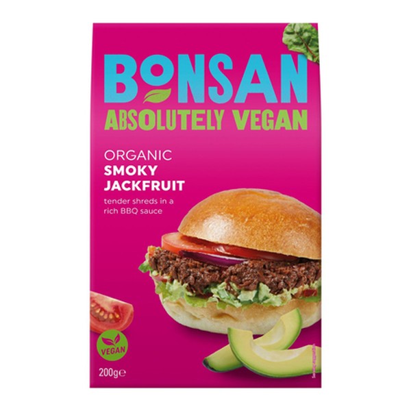 Organic Smoky Jackfruit Shreds from Bonsan