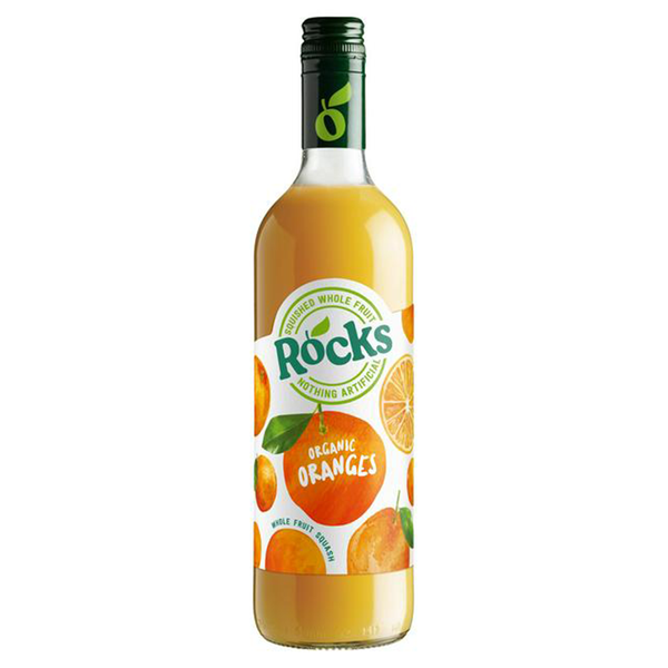 Organic Orange Squash 740Ml from Rocks