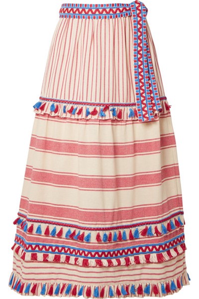 Fringed Midi Skirt from Dodo Bar Or