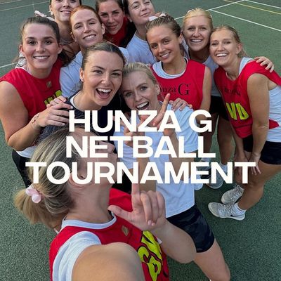 Tag along with the team as they play in the @hunza.g charity netball tournament for @thechangefounda