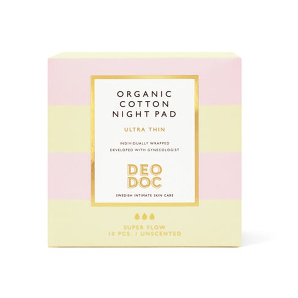 Organic Cotton Night Pads from DeoDoc