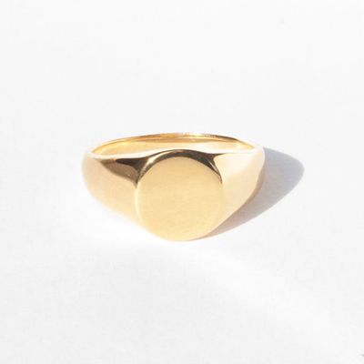 Oval Signet Ring from Seol Gold