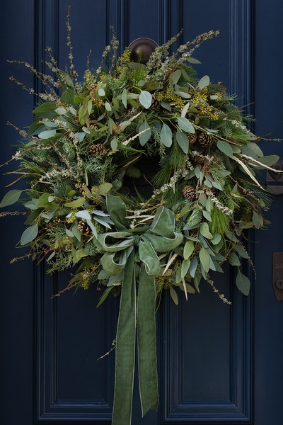 The Midnight Market Wreath from Lavender Green