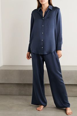 + NET SUSTAIN Rivello Washed-Silk Pajama Pants from Asceno