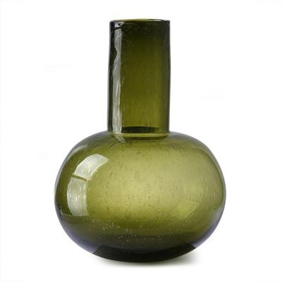Green Glass Vase from Maison Curate