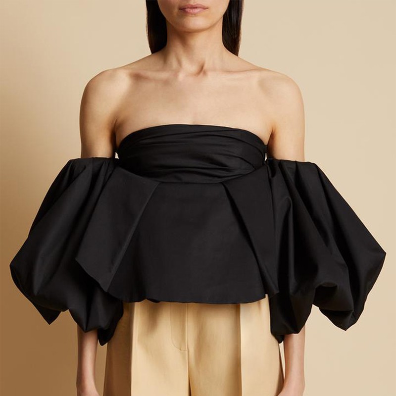 Katerina Off-The-Shoulder Blouse, £903| Khaite