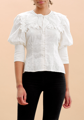Linen Collar Blouse from By Timo