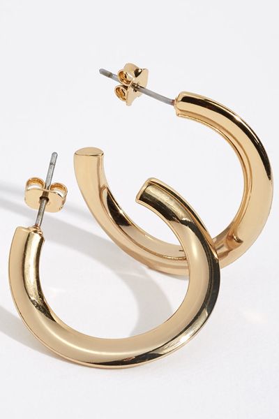 Grecian Wave Hoop Earrings