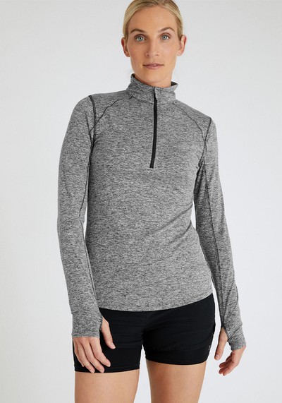 Half Zip Run Top