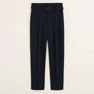 Belt Straight-Fit Trousers from Mango