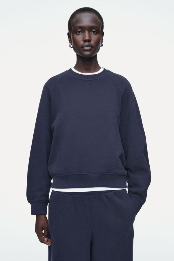 Rounded Cotton-Jersey Sweatshirt from COS