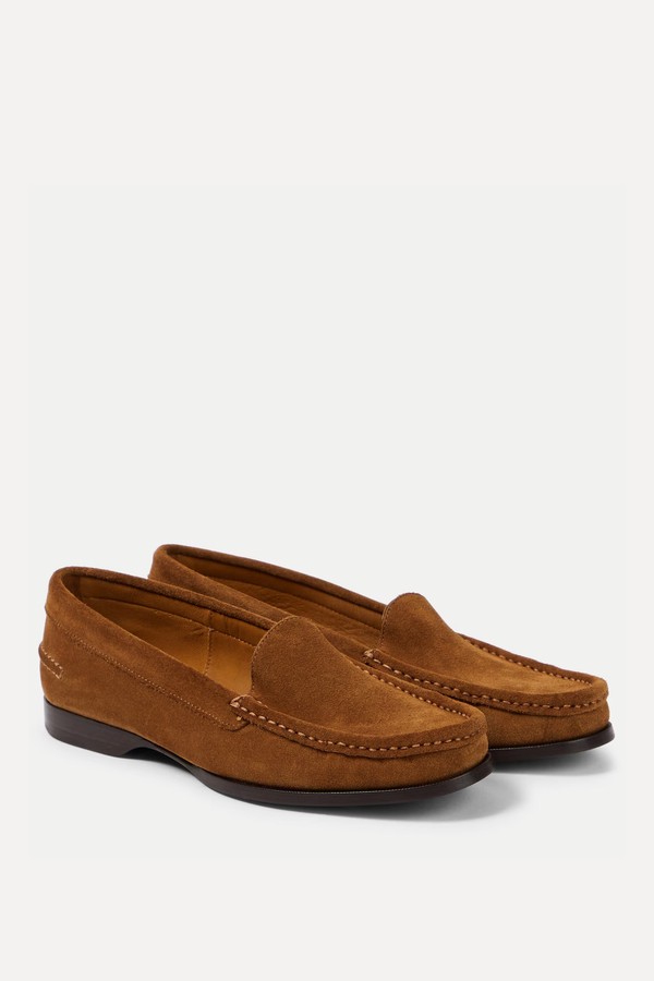 Ruth Suede Loafers from The Row