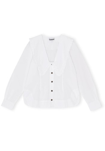 Cotton Poplin Shirt from Ganni