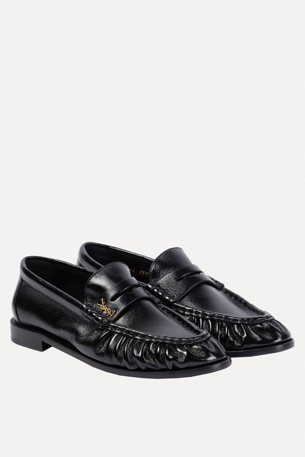 Le Loafer Leather Loafers from Saint Laurent 
