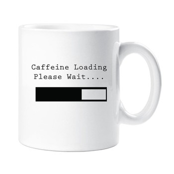 Caffeine Loading Novelty Gift Mug from The Wall Sticker Comp