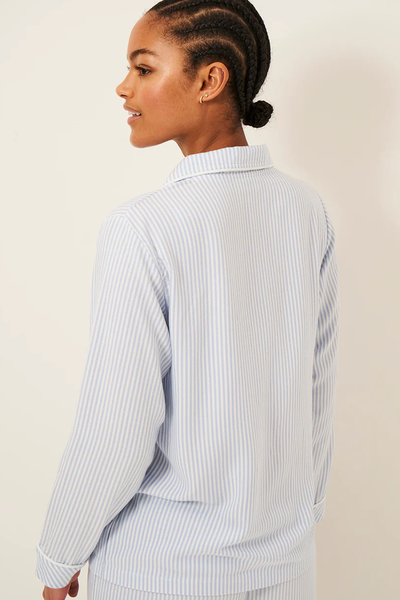 Soft Brushed Woven Pyjama Top from Stripe & Stare