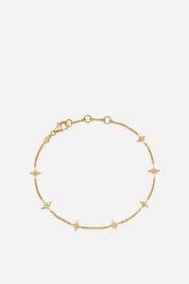 Gold Celestial Station Bracelet from Astley Clarke