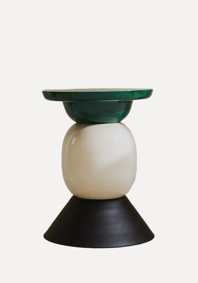 Shiny & Matte Side Table 