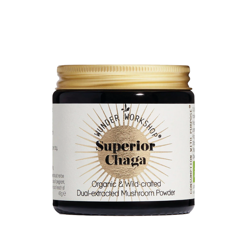 Superior Chaga Mushroom Powder from Wunder Workshop