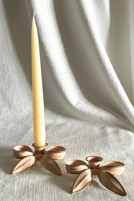 A Pair Of Bow Candleholders from Tooka 