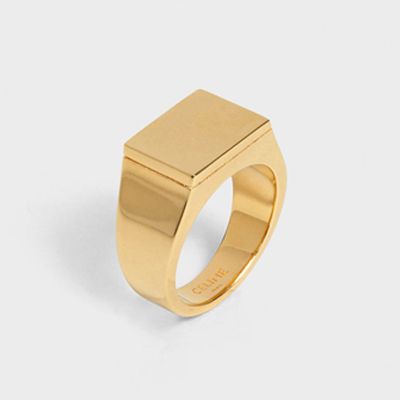 Square Signet Ring from Celine