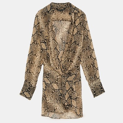 Snakeskin Blouse from Zara