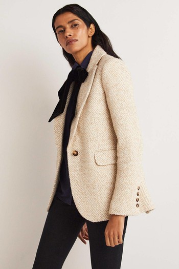 Herringbone Party Blazer from Boden