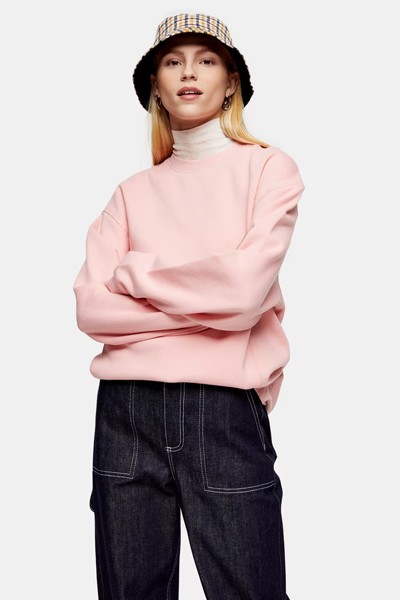 Pink Relaxed Sweatshirt