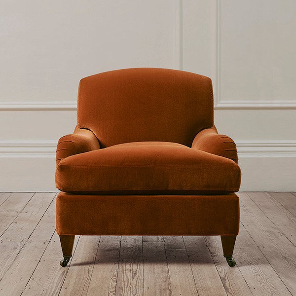 Stratford Velvet Armchair from Kingcome