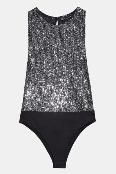 Sequinned Bodysuit from Zara