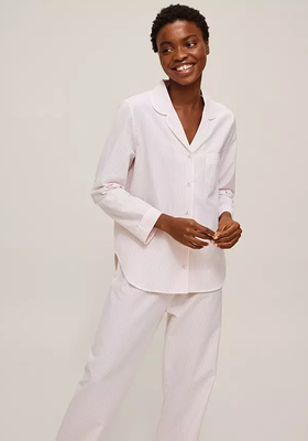 Lucia Yarn Dye Stripe Cotton Pyjama Set from John Lewis & Partners