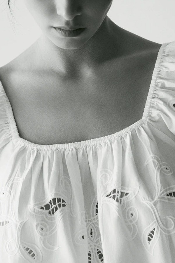 Embroidered Night Dress from Zara