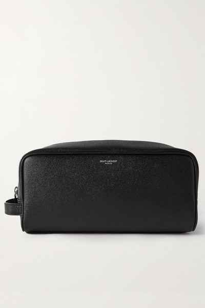 Full-Grain Leather Wash Bag from Saint Laurent