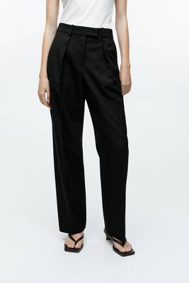 Hopsack Wool Trousers from ARKET