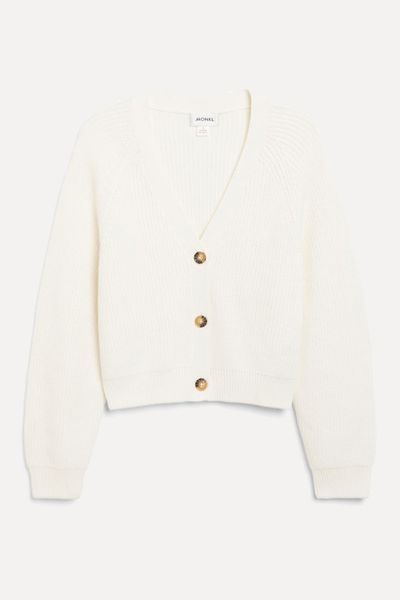 Ribbed Cardigan   from Monki 