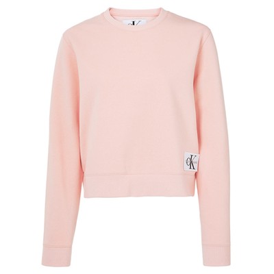 Monogram Badge Relaxed Fit Sweatshirt from Calvin Klein