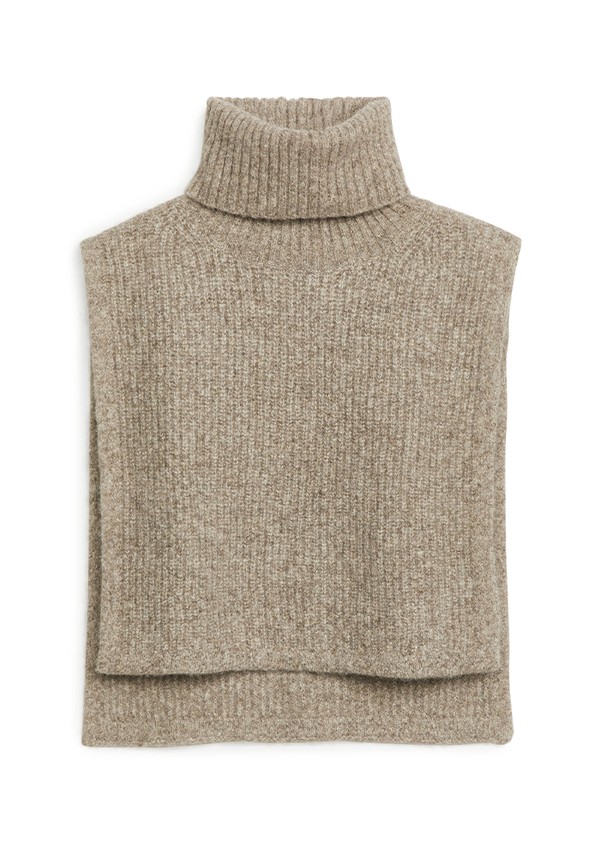 Alpaca Yak Blend Roll-Neck Collar