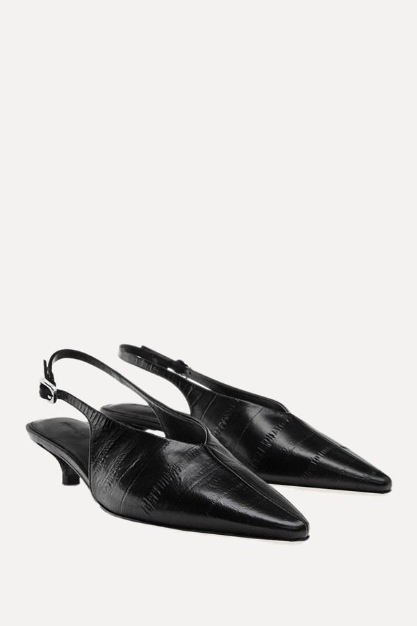 High-Heel Slingback Shoes 